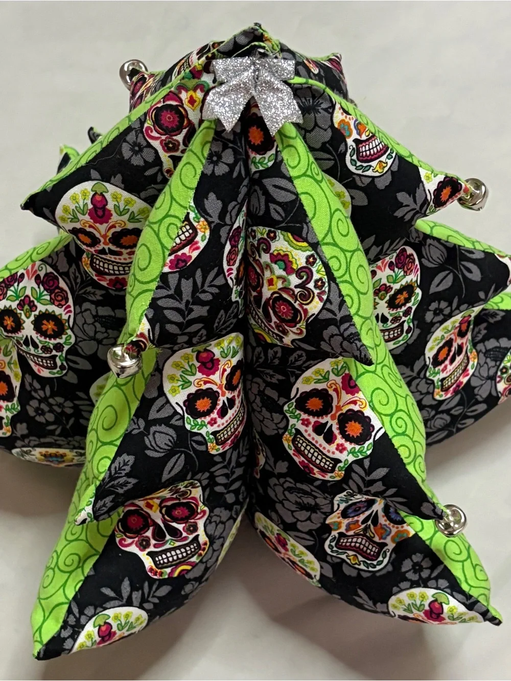 Handmade Sugar Skull Christmas Tree, 11